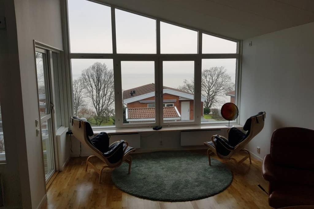 Modern Villa I Arild Med Spektakulaer Havsutsikt. Dış mekan fotoğraf